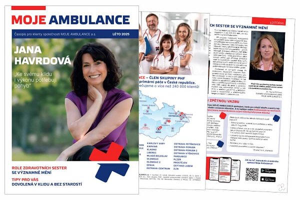 Přečtěte si aktuální vydání magazínu MOJE AMBULANCE